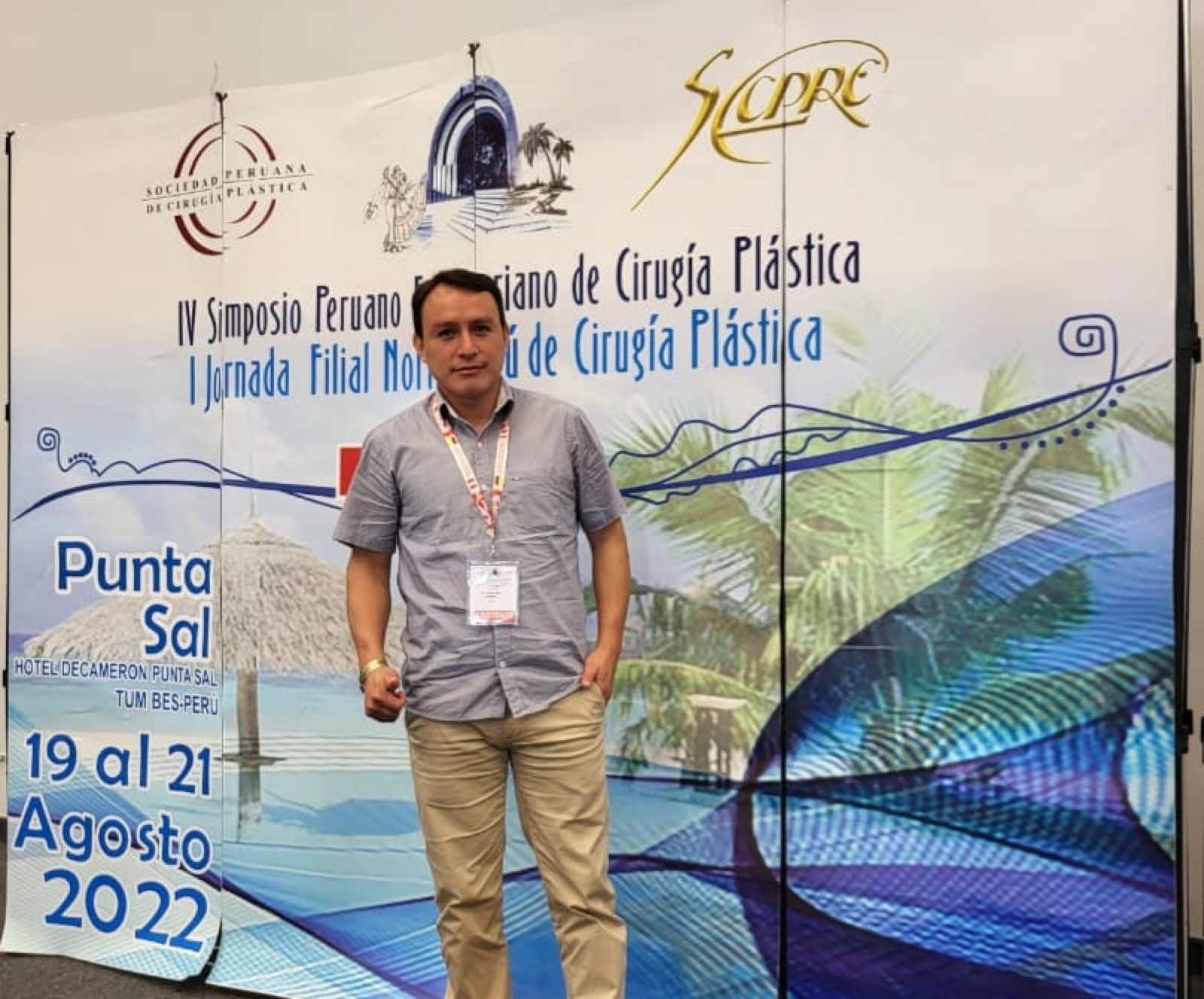 Dr. Wilder Díaz en el Simposio Peruano Ecuatoriano de Cirugía Plástica